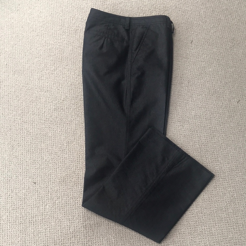 Banana Republic grey/blk sheen dress pant